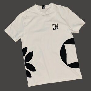 White and Black‎ Graphic Men's T-Shirt size